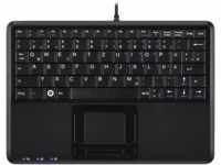 PERIBOARD-510HP - Tastatur, USB, Touchpad, schwarz