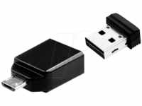 VERBATIM 49821 - USB-Stick, USB 2.0, 16 GB, Nano, microUSB