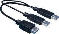 AK 670X2-1 - USB 2.0 Kabel, 2x A Stecker auf A Buchse