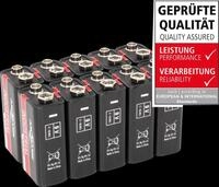 ANS IND 10X9V - Industrial, Alkaline Batterie, 9-V-Block, 10er-Pack