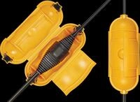 EL SAFEBOX BIG - Safe-Box BIG IP44 / Schutzbox f&uuml;r Verl&auml;ngerungskabel,gelb