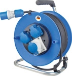 AS-SCHWABE 10176 - Camping Kabeltrommel mit CEE Stecker und powerlight, 25 m