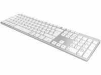 KEYSONIC 60395 - Tastatur, Bluetooth, silber
