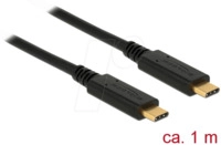 DELOCK 83661 - Kabel USB 10 Gb/s Gen 2 C-Stecker > C-Stecker 3A 1 m