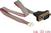 DELOCK 89632 - Delock Pfostenbuchse seriell > DB9 RS-232 Stecker, 30 cm
