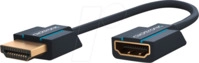 CLICK 70700 - High Speed HDMI Adapter Stecker / Buchse, 4K, 0,1m