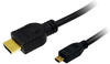 LOGILINK CH0030 - HDMI Micro-D Stk. > HDMI A Stk., 4K@30 Hz, 1,0 m