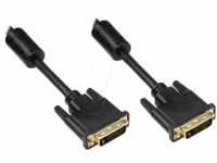GC 4310-DG2 - DVI Monitor Kabel DVI 24+1 Stecker, Dual Link, 1 m