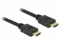 DELOCK 84713 - HDMI High Speed mit Ethernet Kabel, 4K 60 Hz, 1,0 m