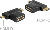 DELOCK 65446 - Adapter, HDMI Stecker auf HDMI Buchse