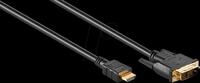 GOOBAY 51579 - HDMI/DVI Kabel, 1,0 m