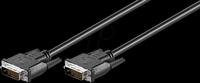 GOOBAY 93573 - DVI Monitor Kabel DVI-D 24+1 Stecker, Dual Link, 1,8 m