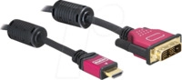 DELOCK 84342 - HDMI/DVI Kabel, 2 m