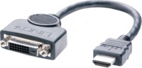LINDY 41227 - HDMI Adapter, HDMI Stecker auf DVI-D Buchse