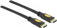 DELOCK 82583 - HDMI High Speed mit Ethernet Kabel, 4K 30 Hz, 2,0 m