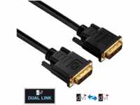 PURE PI4200-005 - DVI Monitor Kabel DVI 24+1 Stecker, Dual Link, 0,5 m