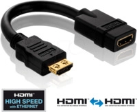 PURE PI030 - Adapter, HDMI A Stecker auf HDMI A Buchse, PureInstall Serie