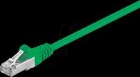 GOOBAY 50179 - Cat.5e F/UTP Patchkabel CCA gr&uuml;n 0,5 m