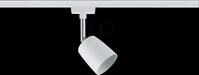 PLM 95336 - URail Schienenspot Cover, GU10, max. 10 W, dimm, wei&szlig;/chrom