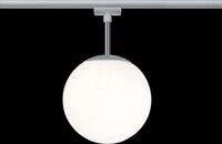 PLM 97602 - URail Schienenspot Globe, E14, max. 10 W, dimm, chrom/opal