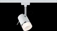 PLM 95363 - URail Schienenspot Pipe, GU10, max. 10 W, dimm, wei&szlig;/chrom