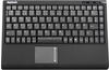 KEYSONIC 12861 (GER), KEYSONIC KEYSON ACK540U+ - Tastatur, USB, schwarz, mini