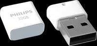 PHI FM32FD85B - USB-Stick, USB 2.0, 32 GB, Pico Edition Shadow Grey