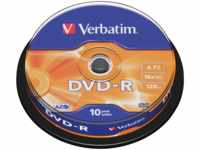 VERBATIM 43523 - Verbatim DVD-R 4,7GB, matt, 10er Pack Spindel