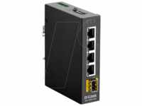 D-LINK 100G5SW - Switch, 4-Port, Gigabit Ethernet, 1x SFP