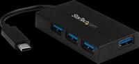 ST HB30C4AFS - USB 3.0, 4 Port USB-C Hub, 4x USB-A, schwarz