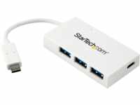 ST HB30C3A1CFBW - USB 3.0, 4 Port USB-C Hub, 3x USB-A 1x USB-C, weiß