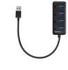 ST HB30A4AIB - USB 3.0, 4 Port USB-A Hub, 4x USB-A, mit Schaltern, schwarz