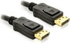 DELOCK 82424 - DisplayPort Kabel, DisplayPort 1.2 Stecker, 4K, 3 m