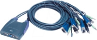 ATEN CS64US - KVM Switch VGA, USB, Audio, 4 Ports