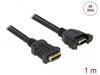 DELOCK 85466 - Einbau-Kabel HDMI A Buchse > HDMI A Buchse, 4K, 1 m