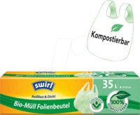 SWIRL 317110 - Swirl Biom&uuml;llbeutel, 6 Stk, 35 Liter