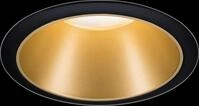 PLM 93403 - Einbauleuchte LED Cole, 1 x 6,5 W, 2700 K, schwarz/gold matt