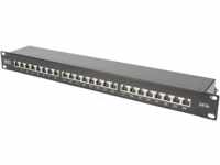 DIGITUS 91624SEB - Patchpanel, 19'', 24-Port, Cat.6a, 1HE