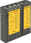 DELOCK 86407 - Netzwerk Tester RJ45 / RJ12 + Portfinder