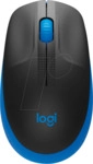 LOGITECH M190 BL - Maus (Mouse), Funk, M190, blau