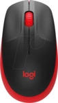 LOGITECH M190 RT - Maus (Mouse), Funk, M190, rot