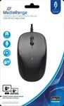 MR OS213 - Maus (Mouse), Kabel, USB, schwarz