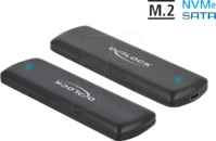 DELOCK 42633 - Externes M.2 NVMe/SATA SSD Geh&auml;use, USB 3.1 Type-C