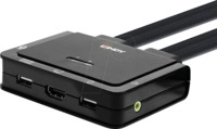LINDY 42345 - 2-Port KVM Switch, HDMI