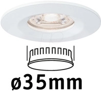 PLM 94298 - Einbauleuchte Nova Mini Coin starr, 4 W, 2700 K, rund, alu