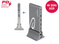 DELOCK 87772 - Dockingstation/Port Replicator, USB Type-C, Laptop