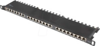 GC N0136 - Patchpanel 19", 24-Port, Cat.6, 0,5 HE