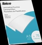 IBICO 627319 - Laminierfolien, DIN A3, 75 mic, gl&auml;nzend, 100 St&uuml;ck