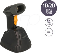 DELOCK 90518 - Barcodescanner, 2D, 2,4 GHz