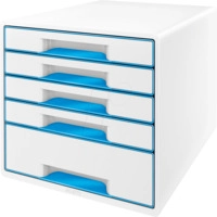 LEITZ 52142036 - Schubladenbox, WOW CUBE, blau